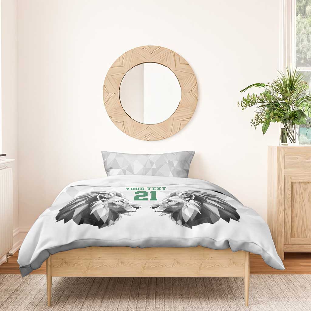 Kenya Rugby Custom Bedding Set White Kenyan 22-23 Motif - Wonder Print Shop