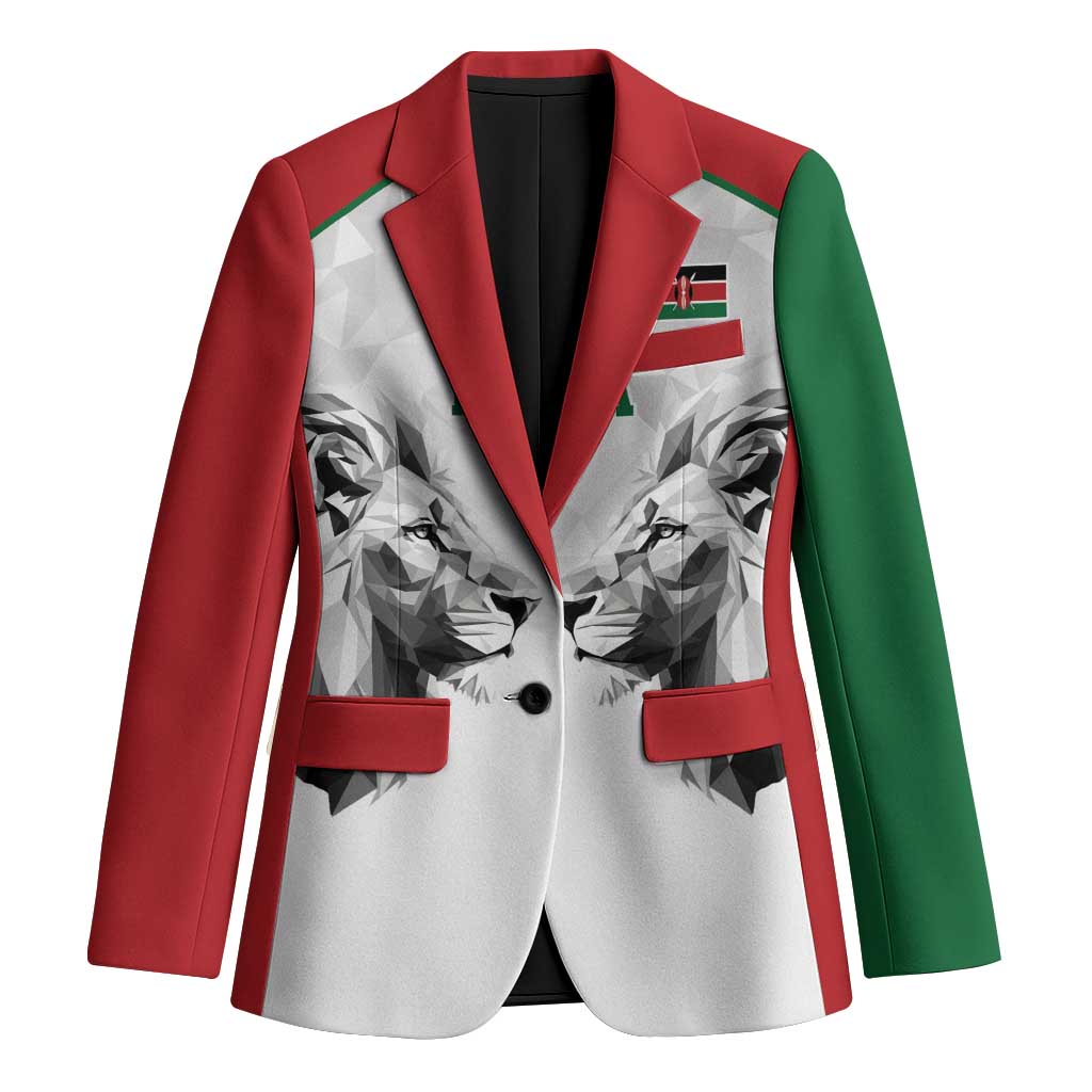 Kenya Rugby Custom Blazer White Kenyan 22-23 Motif - Wonder Print Shop