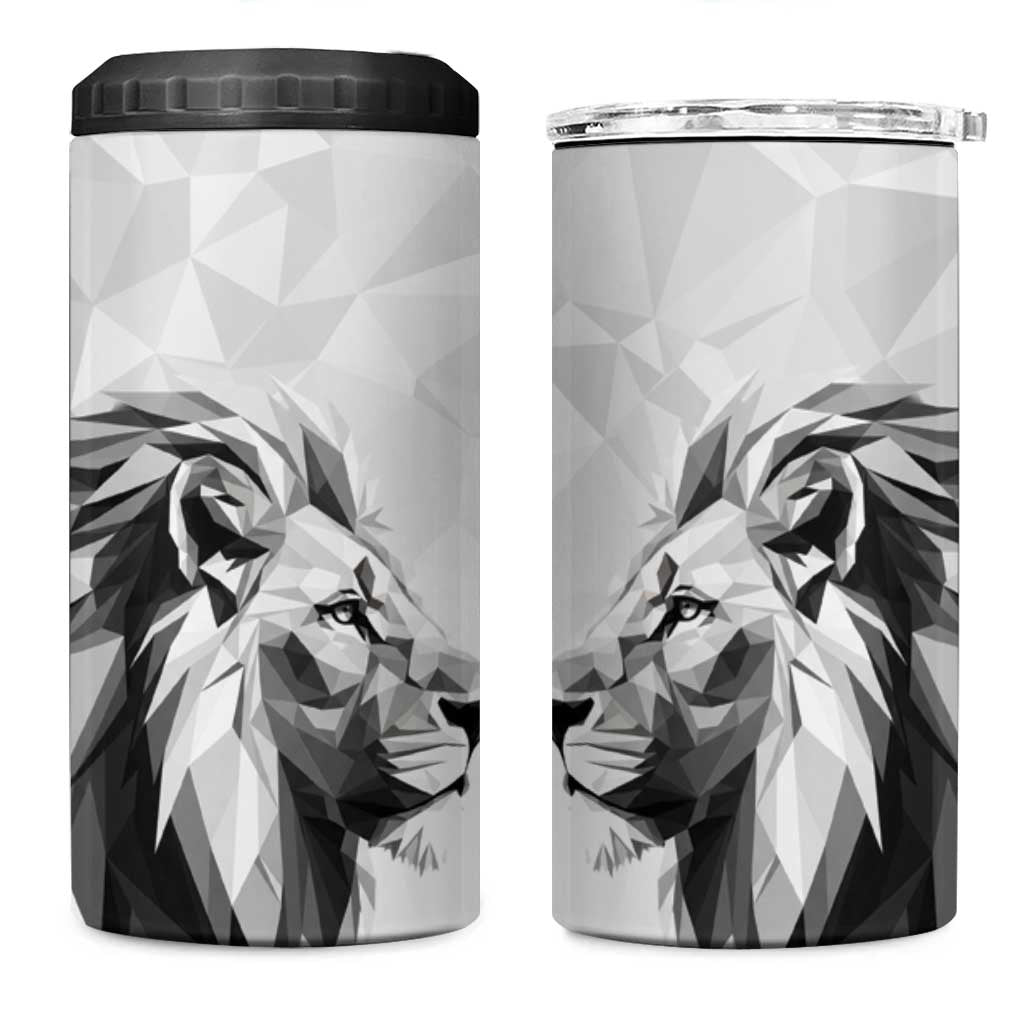 Kenya Rugby Custom 4 in 1 Can Cooler Tumbler White Kenyan 22-23 Motif - Wonder Print Shop