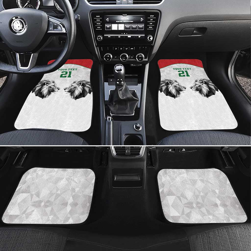 Kenya Rugby Custom Car Mats White Kenyan 22-23 Motif - Wonder Print Shop