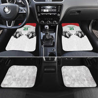 Kenya Rugby Custom Car Mats White Kenyan 22-23 Motif - Wonder Print Shop