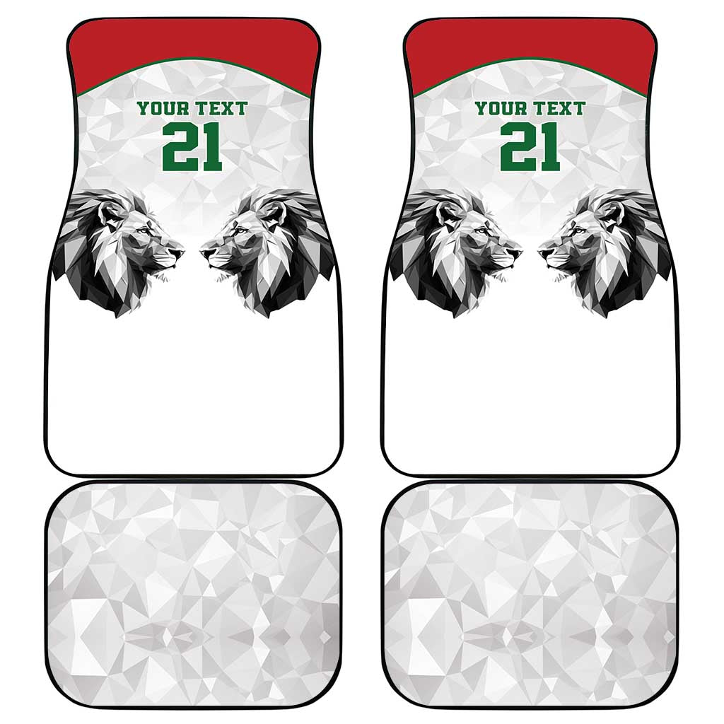 Kenya Rugby Custom Car Mats White Kenyan 22-23 Motif - Wonder Print Shop