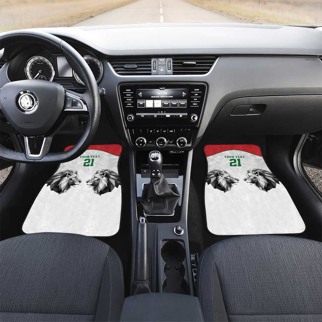 Kenya Rugby Custom Car Mats White Kenyan 22-23 Motif - Wonder Print Shop