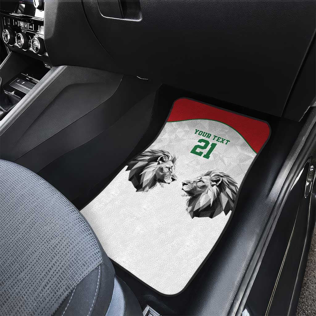 Kenya Rugby Custom Car Mats White Kenyan 22-23 Motif - Wonder Print Shop