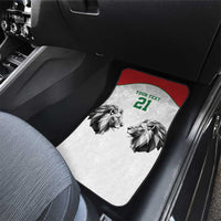 Kenya Rugby Custom Car Mats White Kenyan 22-23 Motif - Wonder Print Shop