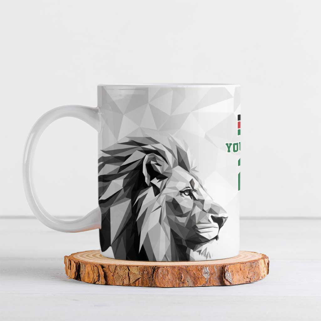 Kenya Rugby Custom Ceramic Mug White Kenyan 22-23 Motif - Wonder Print Shop