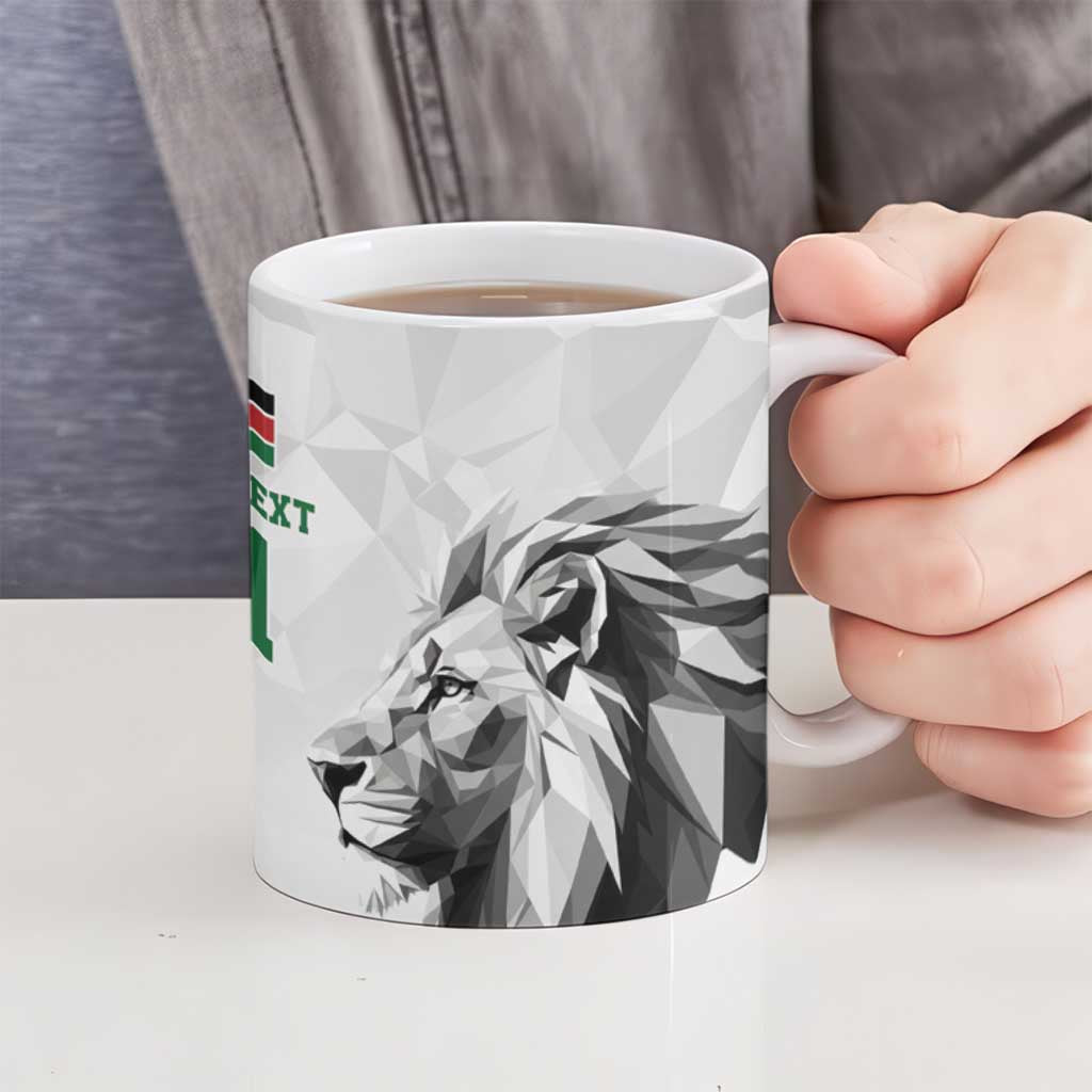 Kenya Rugby Custom Ceramic Mug White Kenyan 22-23 Motif - Wonder Print Shop