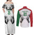 Kenya Rugby Custom Couples Matching Off Shoulder Maxi Dress and Long Sleeve Button Shirt White Kenyan 22-23 Motif - Wonder Print Shop