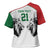 Kenya Rugby Custom Cross Shoulder Shirt White Kenyan 22-23 Motif - Wonder Print Shop