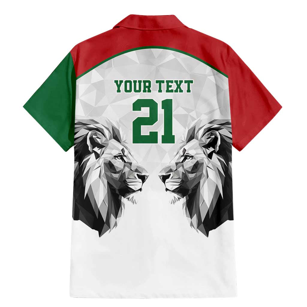 Kenya Rugby Custom Family Matching Mermaid Dress and Hawaiian Shirt White Kenyan 22-23 Motif - Wonder Print Shop