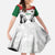 Kenya Rugby Custom Family Matching Off Shoulder Maxi Dress and Hawaiian Shirt White Kenyan 22-23 Motif - Wonder Print Shop
