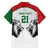 Kenya Rugby Custom Family Matching Off Shoulder Short Dress and Hawaiian Shirt White Kenyan 22-23 Motif - Wonder Print Shop