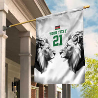Kenya Rugby Custom Garden Flag White Kenyan 22-23 Motif - Wonder Print Shop