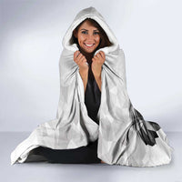 Kenya Rugby Custom Hooded Blanket White Kenyan 22-23 Motif - Wonder Print Shop