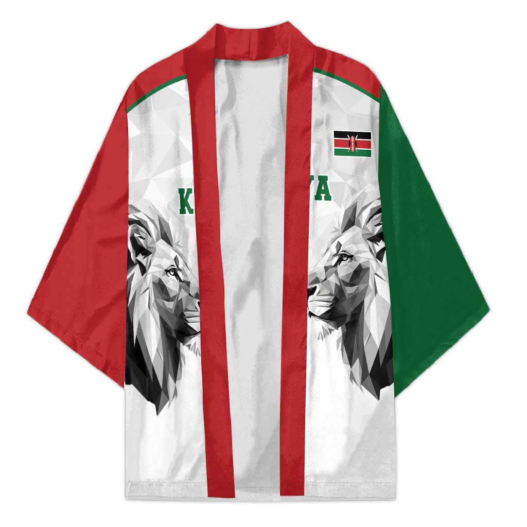 Kenya Rugby Custom Kimono White Kenyan 22-23 Motif - Wonder Print Shop