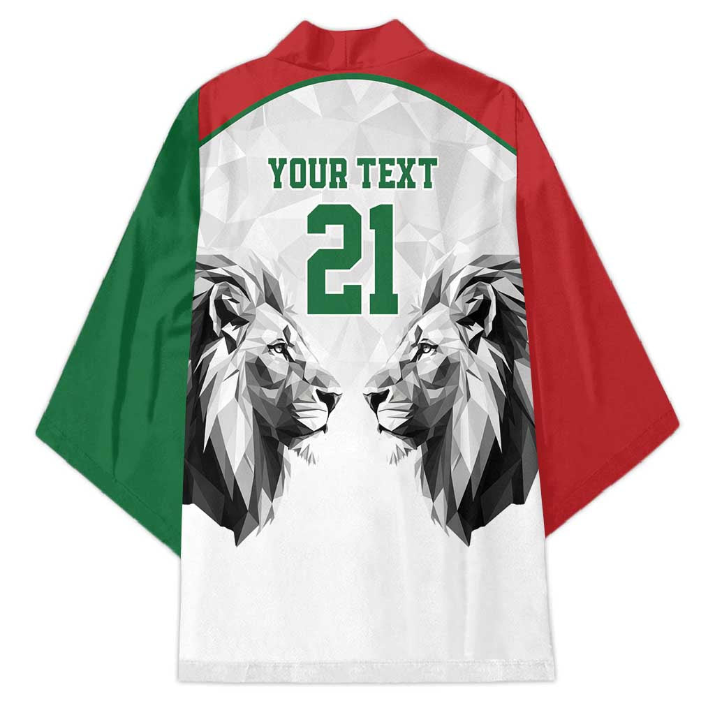 Kenya Rugby Custom Kimono White Kenyan 22-23 Motif - Wonder Print Shop