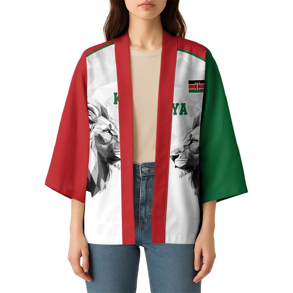 Kenya Rugby Custom Kimono White Kenyan 22-23 Motif - Wonder Print Shop