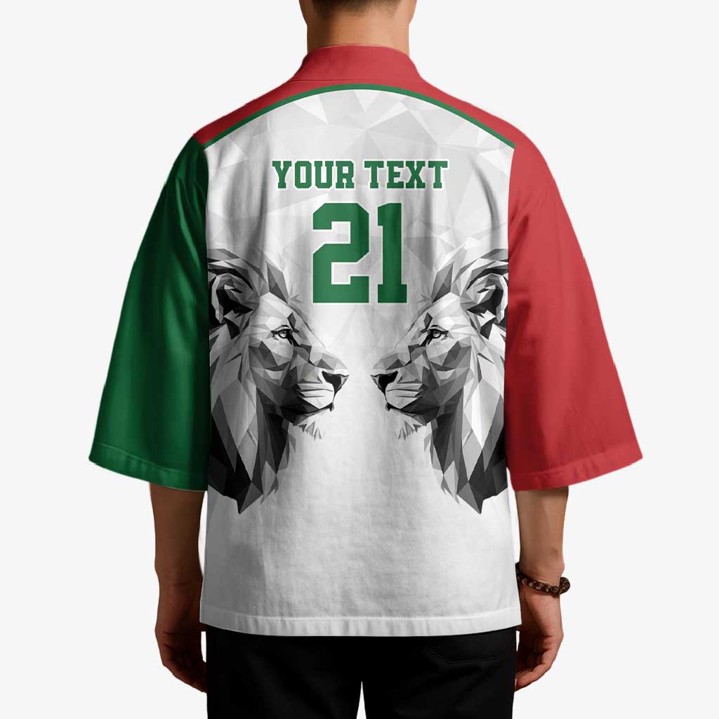 Kenya Rugby Custom Kimono White Kenyan 22-23 Motif - Wonder Print Shop