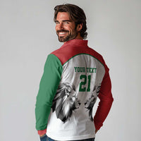 Kenya Rugby Custom Long Sleeve Polo Shirt White Kenyan 22-23 Motif - Wonder Print Shop