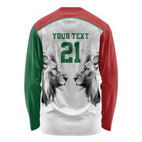 Kenya Rugby Custom Long Sleeve Shirt White Kenyan 22-23 Motif - Wonder Print Shop