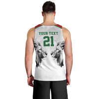 Kenya Rugby Custom Men Tank Top White Kenyan 22-23 Motif - Wonder Print Shop