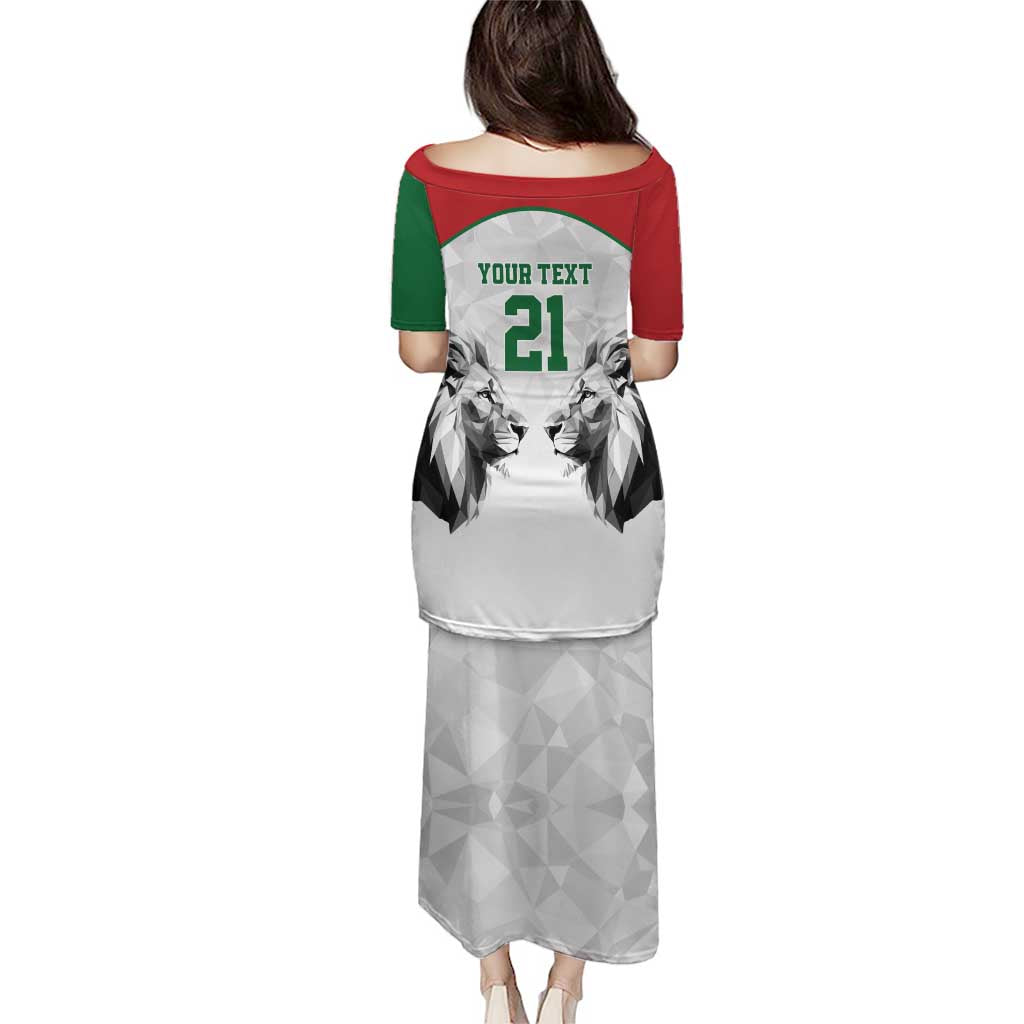 Kenya Rugby Custom Puletasi White Kenyan 22-23 Motif - Wonder Print Shop