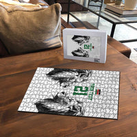 Kenya Rugby Custom Puzzle White Kenyan 22-23 Motif - Wonder Print Shop