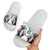 Kenya Rugby Custom Slide Sandals White Kenyan 22-23 Motif - Wonder Print Shop