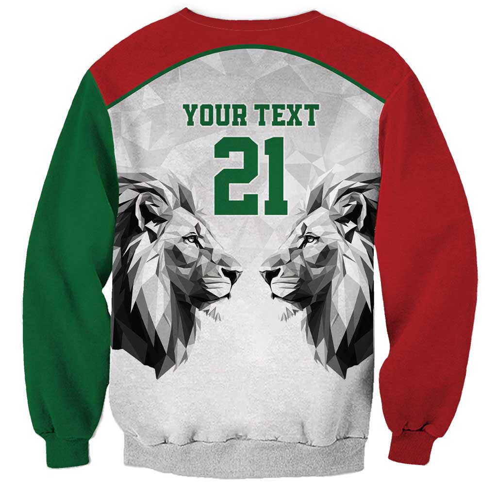 Kenya Rugby Custom Sweatshirt White Kenyan 22-23 Motif - Wonder Print Shop