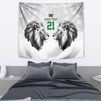 Kenya Rugby Custom Tapestry White Kenyan 22-23 Motif - Wonder Print Shop