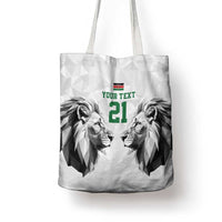Kenya Rugby Custom Tote Bag White Kenyan 22-23 Motif - Wonder Print Shop