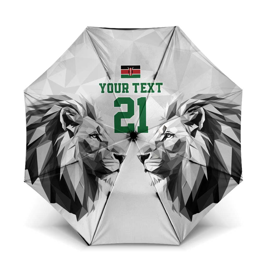Kenya Rugby Custom Umbrella White Kenyan 22-23 Motif - Wonder Print Shop