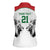 Kenya Rugby Custom Women Sleeveless Polo Shirt White Kenyan 22-23 Motif - Wonder Print Shop