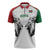 Kenya Rugby Custom Zipper Polo Shirt White Kenyan 22-23 Motif - Wonder Print Shop