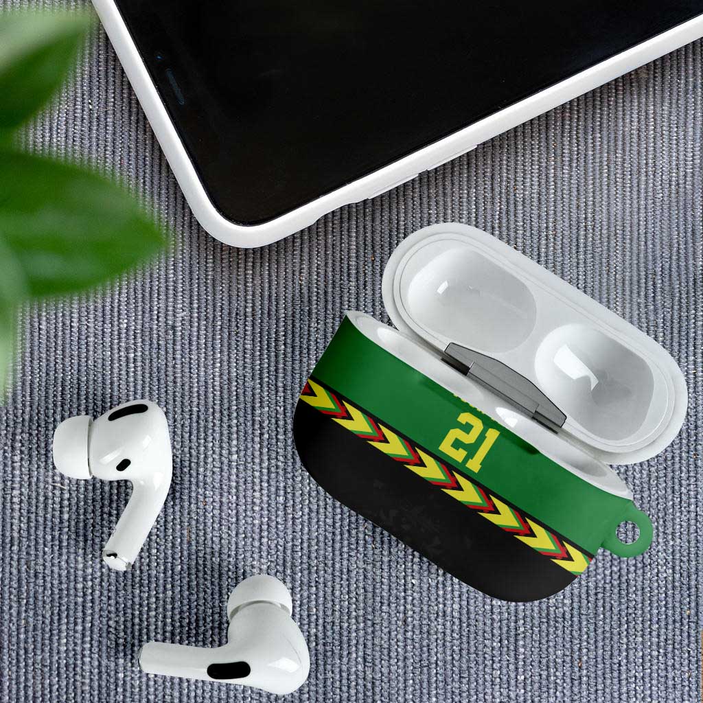 Malawi Cricket Custom AirPods Case Malawi Chevron Pattern - Wonder Print Shop