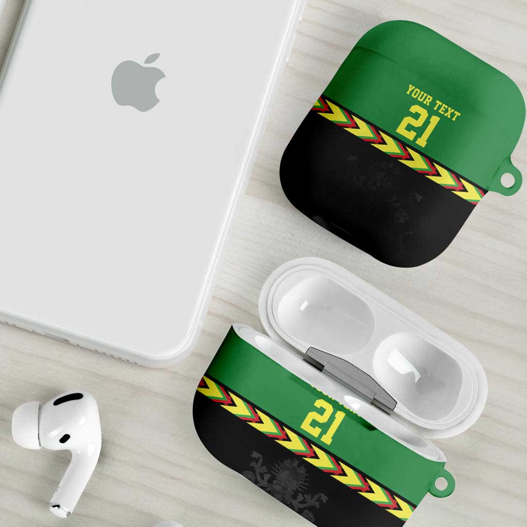 Malawi Cricket Custom AirPods Case Malawi Chevron Pattern - Wonder Print Shop