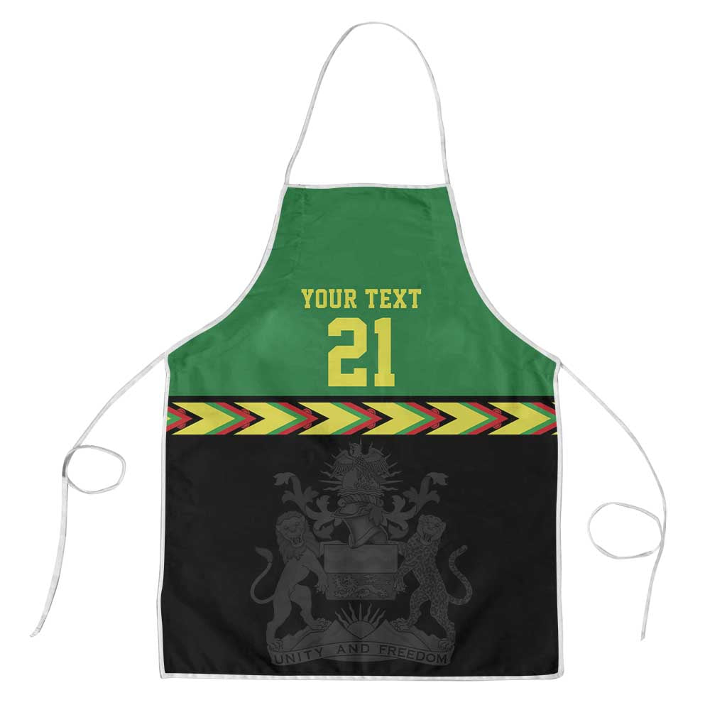 Malawi Cricket Custom Apron Malawi Chevron Pattern - Wonder Print Shop