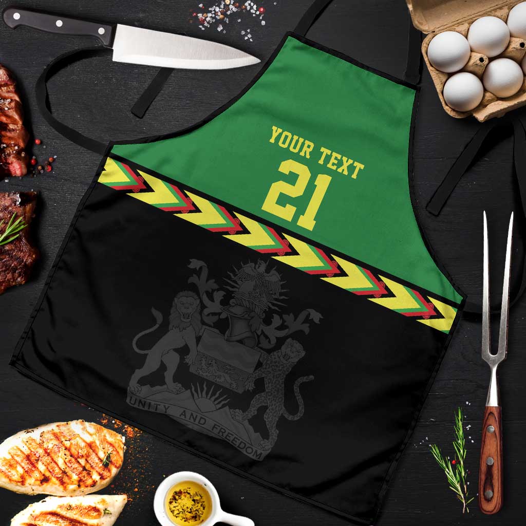 Malawi Cricket Custom Apron Malawi Chevron Pattern - Wonder Print Shop