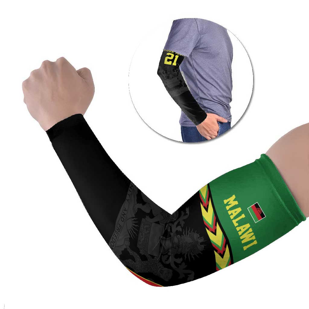 Malawi Cricket Custom Arm Sleeves Malawi Chevron Pattern - Wonder Print Shop