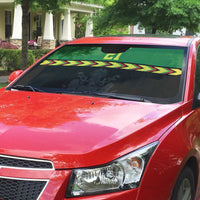 Malawi Cricket Custom Auto Sun Shade Malawi Chevron Pattern - Wonder Print Shop