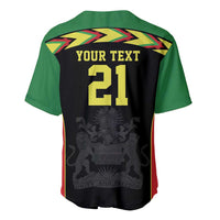 Malawi Cricket Custom Baseball Jersey Malawi Chevron Pattern - Wonder Print Shop