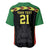 Malawi Cricket Custom Baseball Jersey Malawi Chevron Pattern - Wonder Print Shop