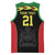 Malawi Cricket Custom Basketball Jersey Malawi Chevron Pattern - Wonder Print Shop