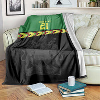 Malawi Cricket Custom Blanket Malawi Chevron Pattern - Wonder Print Shop