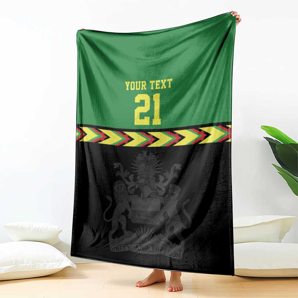 Malawi Cricket Custom Blanket Malawi Chevron Pattern - Wonder Print Shop