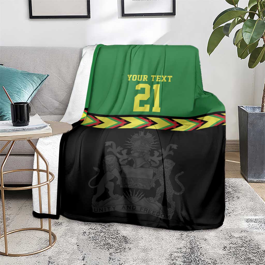 Malawi Cricket Custom Blanket Malawi Chevron Pattern - Wonder Print Shop