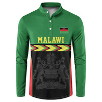 Malawi Cricket Custom Button Sweatshirt Malawi Chevron Pattern - Wonder Print Shop