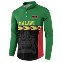 Malawi Cricket Custom Button Sweatshirt Malawi Chevron Pattern - Wonder Print Shop