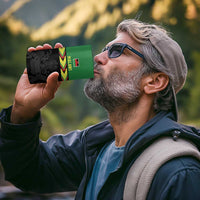 Malawi Cricket Custom 4 in 1 Can Cooler Tumbler Malawi Chevron Pattern - Wonder Print Shop