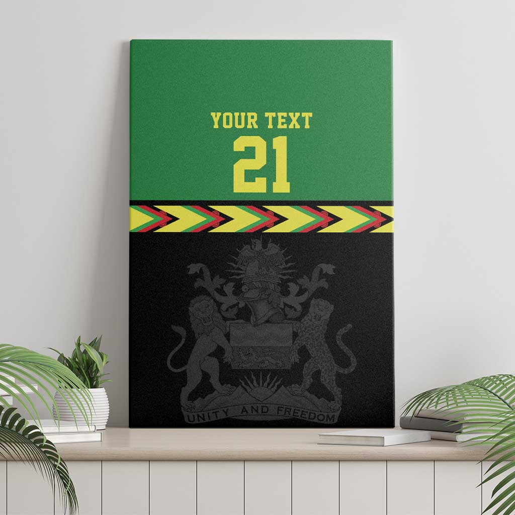 Malawi Cricket Custom Canvas Wall Art Malawi Chevron Pattern - Wonder Print Shop